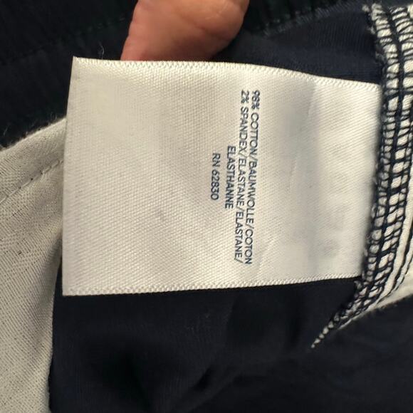 Lands End Mens size Large 36-38 Relaxed Fit Deck Pant Navy Blue - Picture 8 of 9